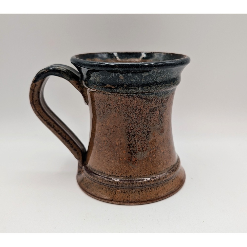 Sunset Hill Stoneware Flagship Niagara Erie Maritime Museum Mug Brown Blue USA - Picture 5 of 9